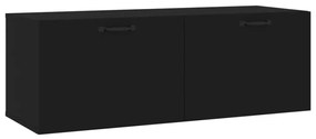 812952 vidaXL Dulap de perete, negru, 100x36,5x35 cm, lemn prelucrat
