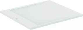 Cadita de dus dreptunghiulara Ideal Standard i.life Ultra Flat S alb pur 100x90 cm