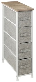 Etajera Drawer, 4 sertare, 20 x 48 x H 75 cm