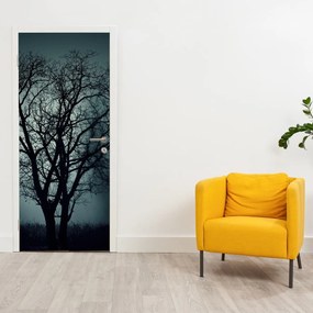 Fototapet pentru ușă - Copaci în umbră (95x205cm)