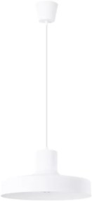 Lustră pe cablu Sollux SL.1702 BILO 1xE27/15W/230V d. 35 cm alb