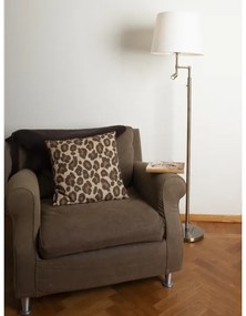 ByRydens 1988780-5504 Lampă de podea ORLANDO 1xE27/5W/230V+LED/3W alb/bronze