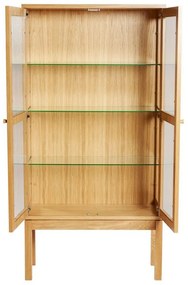 Vitrină cu aspect de lemn de stejar Woodman AbbeyWood