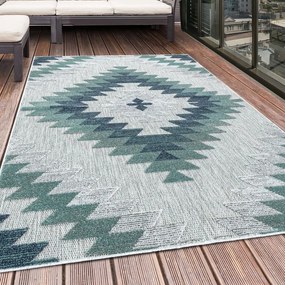 Covor tip traversă de exterior albastru 80x250 cm Bahama – Ayyildiz Carpets