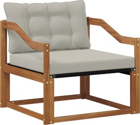 vidaXL Set de canapele de exterior Lemn solid de Acacia și Textilene
