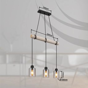 Lustra suspendata design modern HADERA 3L