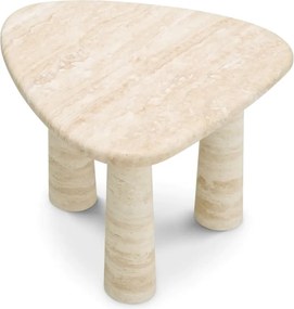 Masuta realizata manual din travertin Larino S