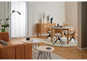 Scaun de dining bej/în culoare naturală Lucy – Actona