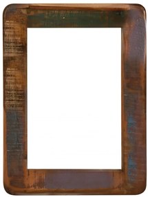 Oglinda dreptunghiulara cu rama din lemn lacuit FRIDGE, 60 x 3 x 80 cm