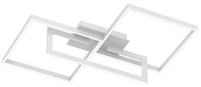 Plafoniera LED dimabila design geometric MURAL alba