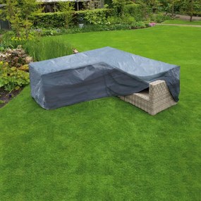 407081 Nature Husă mobilier de grădină, formă L, 250 x 90 x 90 cm