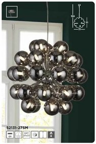 Lustra moderna cu 27 surse de lumina Berry