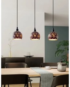 Eglo 97846 - Lustră pe cablu ROCCAFORTE 3xE14/40W/230V