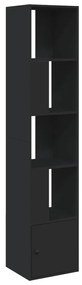 848242 vidaXL Bibliotecă, negru, 40x36x189 cm, lemn prelucrat