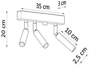 Spot EYETECH 3xG9/12W/230V alb