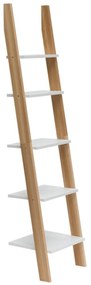 Raft în formă de scară Ragaba ASHME, lățime 45 cm, alb