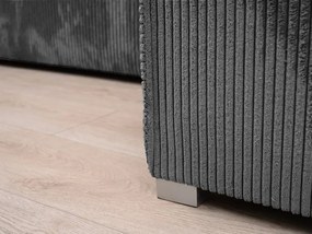 OFERTA Canapea in forma de U SMART COSARO gri 295x140 cm clasa II