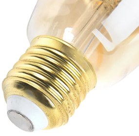Lampă LED cu filament E27 dimmabilă ST64 goldline 5W 380 lm 2200K