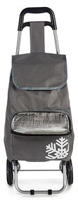 Carucior cumpărături cu compartiment termoizolant 33L 35 x 28 x 95 cm Gri