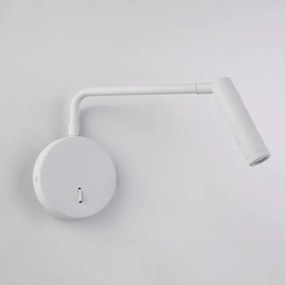 Aplica de perete cu reader LED Blackfriars alb