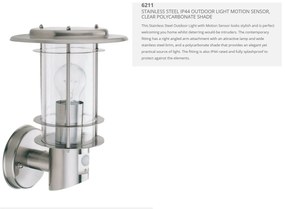 Aplica de perete exterior cu senzor de miscare Outdoor 6211 SRT