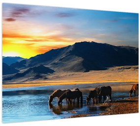 Tablou - Alimentarea cu energie electrică (70x50 cm)