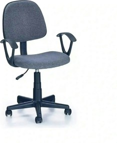 Scaun de birou pentru copii DARIAN BIS, gri, stofa/metal/plastic, 61x5
