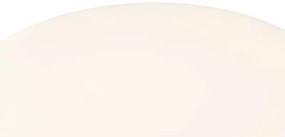 Lampă de podea modernă inteligentă pentru exterior cu abajur negru și alb, inclusiv Wi-Fi A60 - Virginia