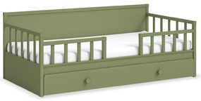 Pat tip canapea pentru copii, cu lada extensibila (100x200 cm) ,   design modern