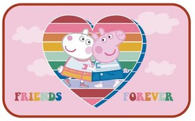 Purcelușa Peppa Friends covoraș de intrare, covoraș de baie 40x70 cm