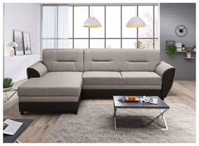 Colțar extensibil Sovard (maro + bej gri) (cu sp. depozitare) (S). 1096888
