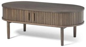 Măsuță de cafea în culoare naturală închisă cu aspect de lemn de stejar 60x120 cm Meta – Unique Furniture