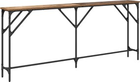 vidaXL Masă de consolă Lemn Vechi 180 x 23 x 75 cm