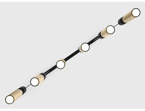 Lustră pe cablu Jupiter 2008 ALAS 6xGU10/10W/230V auriu/negru