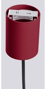 Lustră burgundy cu abajur din sticlă ø 12 cm Orbital – Sollux