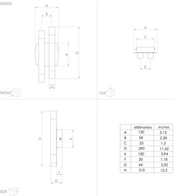 Aplică LED Eglo 390223 ESTANTERIOS 4xLED/3,3W/230V 3000K