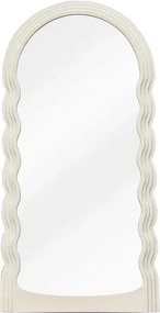 Oglinda de perete design modern Wave 160cm, alb A-45941 VC