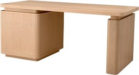 Birou design LUX Modesto, Natural oak