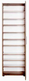 Pantofar Adore Porto, 2 usi reversibile cu oglinda, 10 rafturi, capacitate 28 perechi , 60 x 187 x 35 cm
