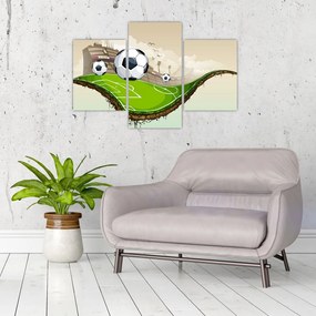 Tablou - Teren de fotbal (90x60 cm)