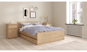 Noptieră în culoare naturală Naia – Tvilum