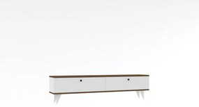 Masă TV/Dulap Tamoku (alb + Nuc) . 1095128