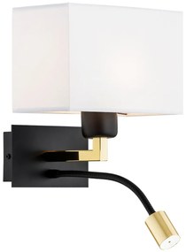 Aplica de perete design elegant BILL I alba