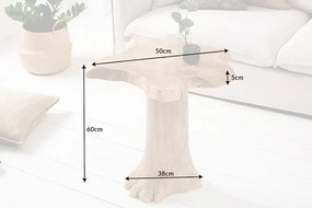 Masuta din lemn de tec Nature Root 60cm A-38238 VC