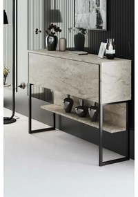 Comodă Luxe Travertine and Black