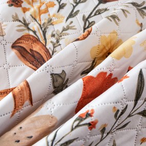 Cuvertura de pat FLORAL RIBBON, crem Dimensiune: 170 x 210 cm