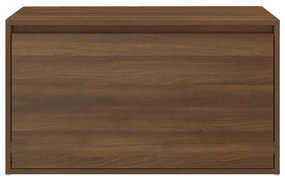 Banca de hol, stejar maro, 80x40x45 cm, lemn prelucrat Stejar brun