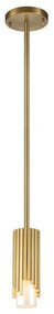 Elstead MARVELE-MP-AB-OPAL - Pendul cu tijă MARVELE 1xE14/40W/230V auriu