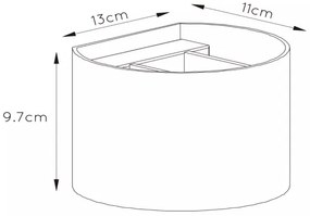 Lucide 09218/04/31 - Aplica perete LED XIO 1xG9/4W/230V alb