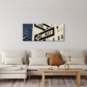 Tablou - New York ONE WAY (120x50 cm)